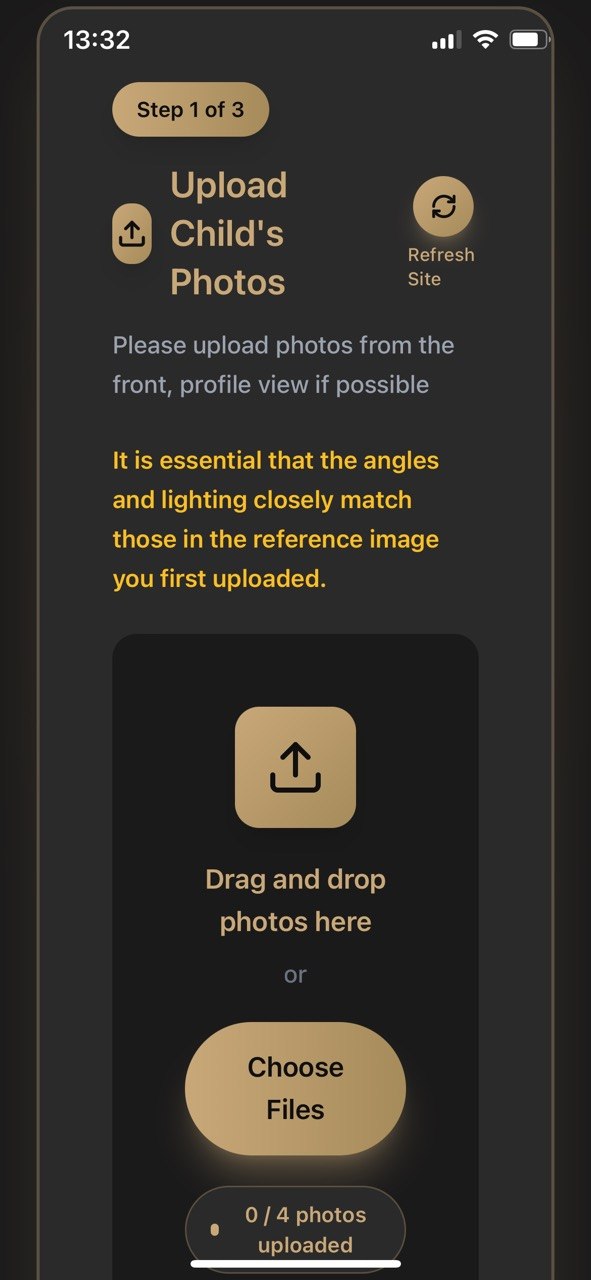 App screenshot step 1